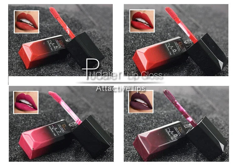Gloss Lèvres Mat Longue Tenue — Velvet Waterproof, 21 Teintes