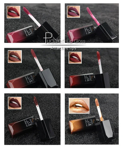 Gloss Lèvres Mat Longue Tenue — Velvet Waterproof, 21 Teintes