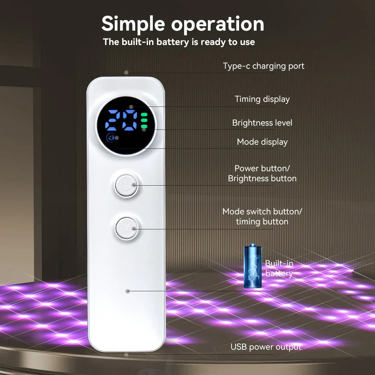Masque LED Facial — Thérapie Lumineuse Anti-Acné & Rajeunissement
