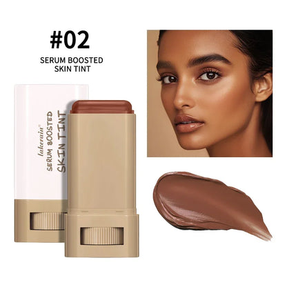 Fond de Teint Stick Sérum — Waterproof, Hydratant & Couvrant