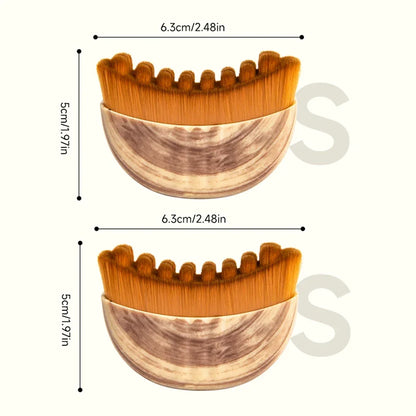 Brosse de Contour Facial — Drainage Lymphatique & Sculpture du Visage