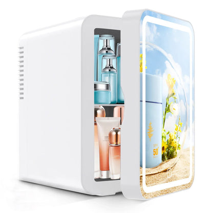 Mini Réfrigérateur à Maquillage LED 6L — Chaud & Froid, Portable