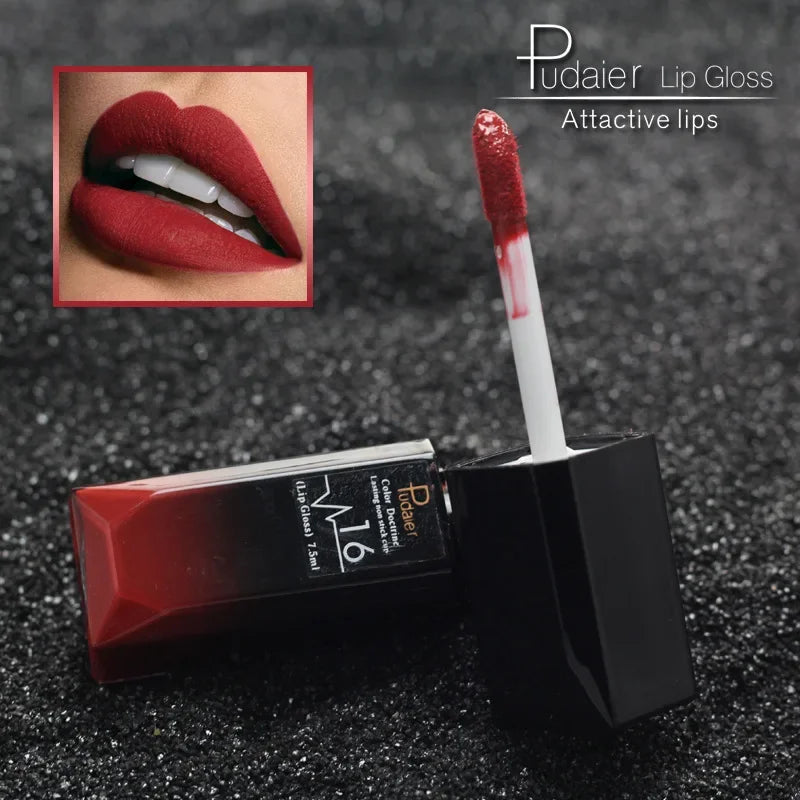 Gloss Lèvres Mat Longue Tenue — Velvet Waterproof, 21 Teintes