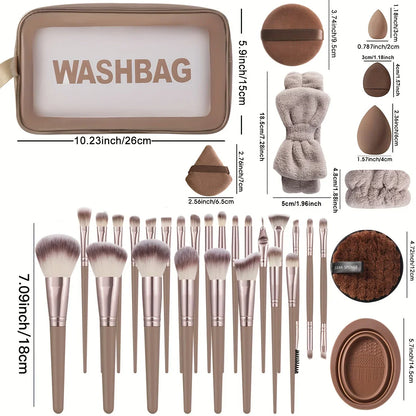 Ensemble de pinceaux de maquillage professionnel 52PCS